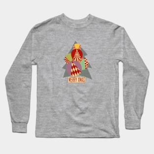 Christmas minimalist (gray) Long Sleeve T-Shirt